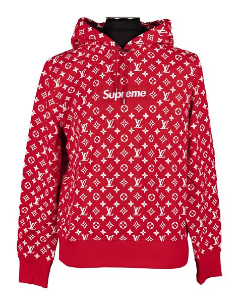 supreme lv jumper price|supreme logo hoodie.